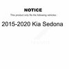 Cmx Front Ceramic Disc Brake Pads For 2015-2020 Kia Sedona CMX-D1814